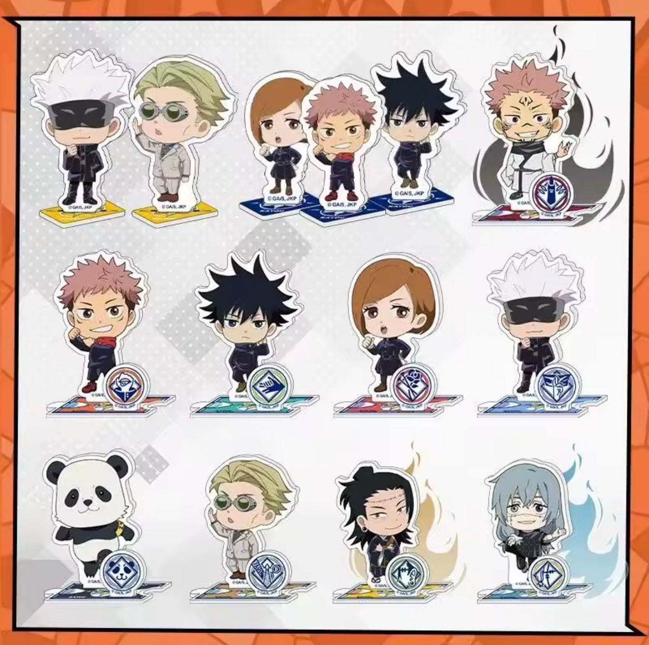 Kayou - Jujutsu Kaisen Acrylic stand & Anime Cards Collection.