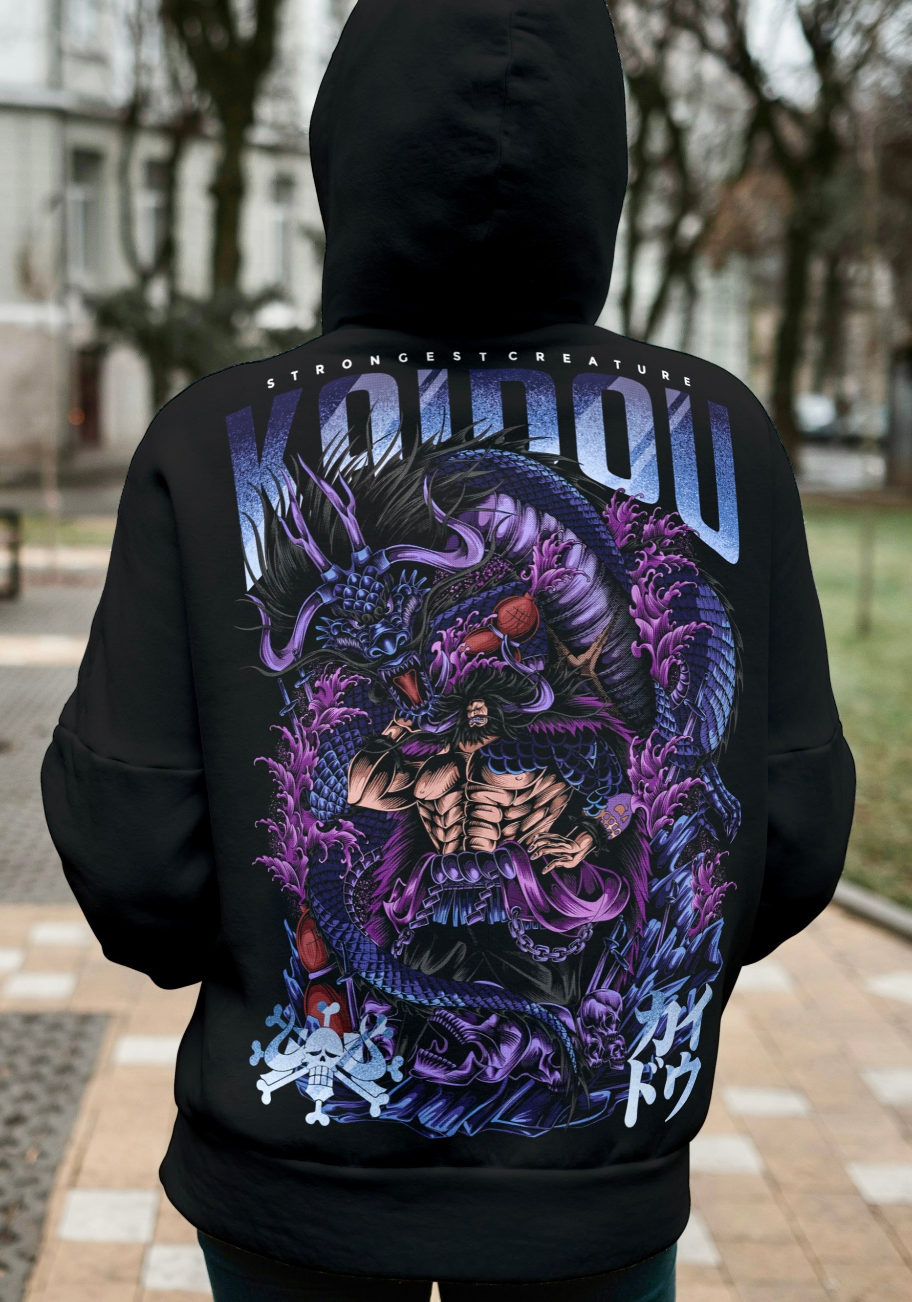 One Piece -Kaidou “Strongest Creature” Dragon Hoodie