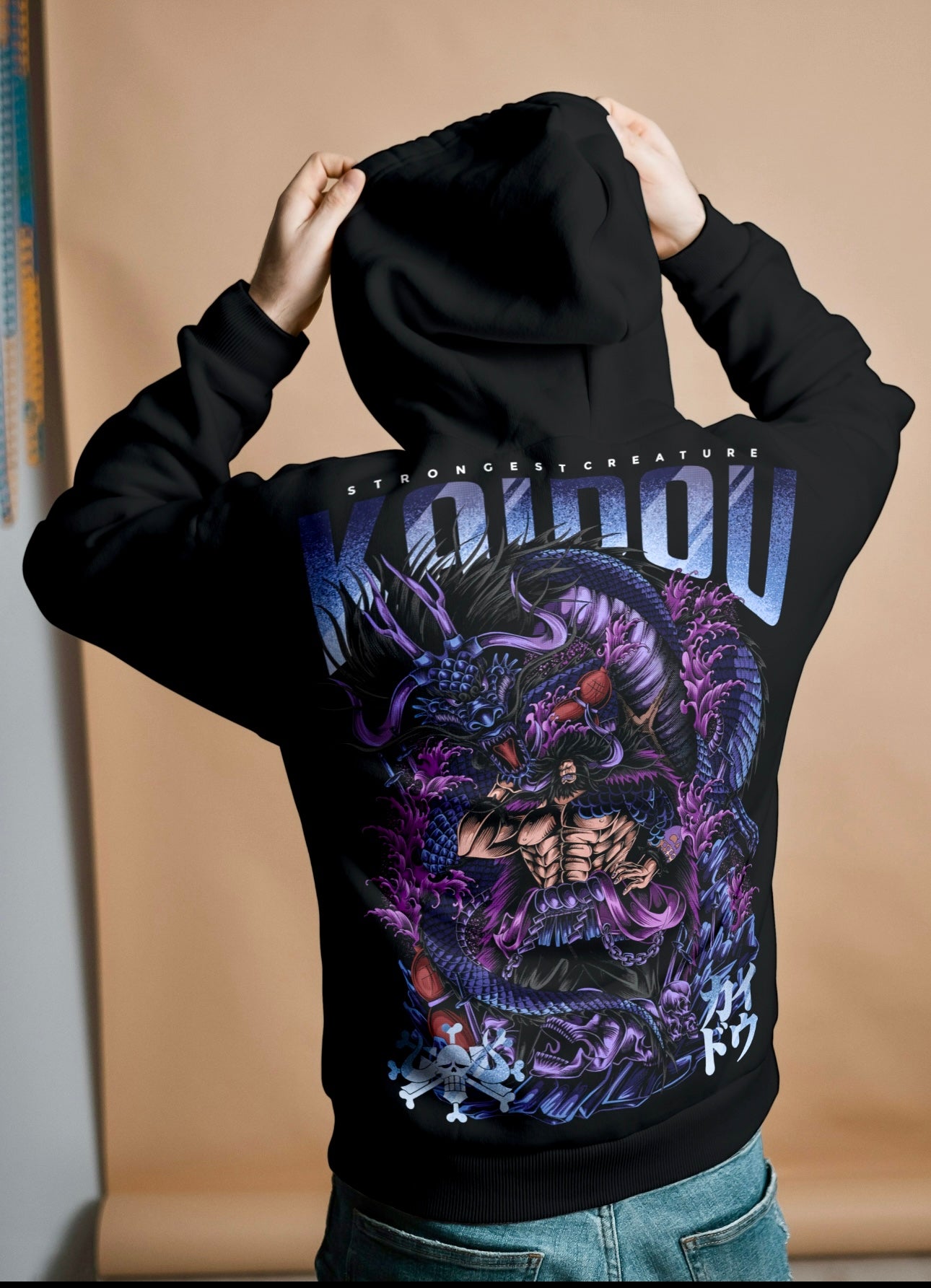 One Piece -Kaidou “Strongest Creature” Dragon Hoodie