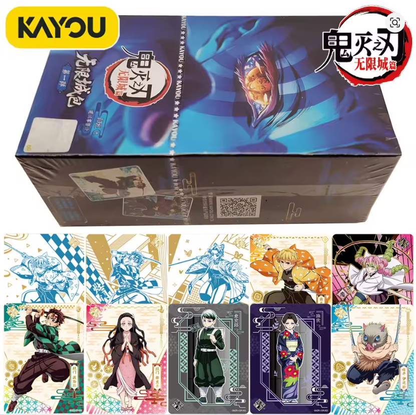 KAYOU Demon Slayer Japanese Anime Collection Cards Infinite Castle Series.